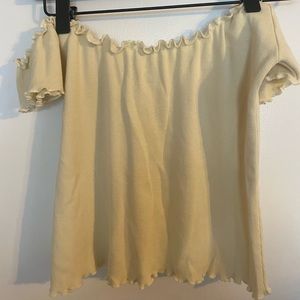 Brandy Melville Yellow Top